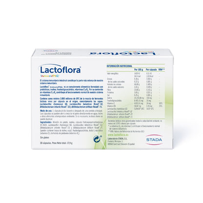 LACTOFLORA Probióticos InmunoPEQ 30 Cápsulas-2