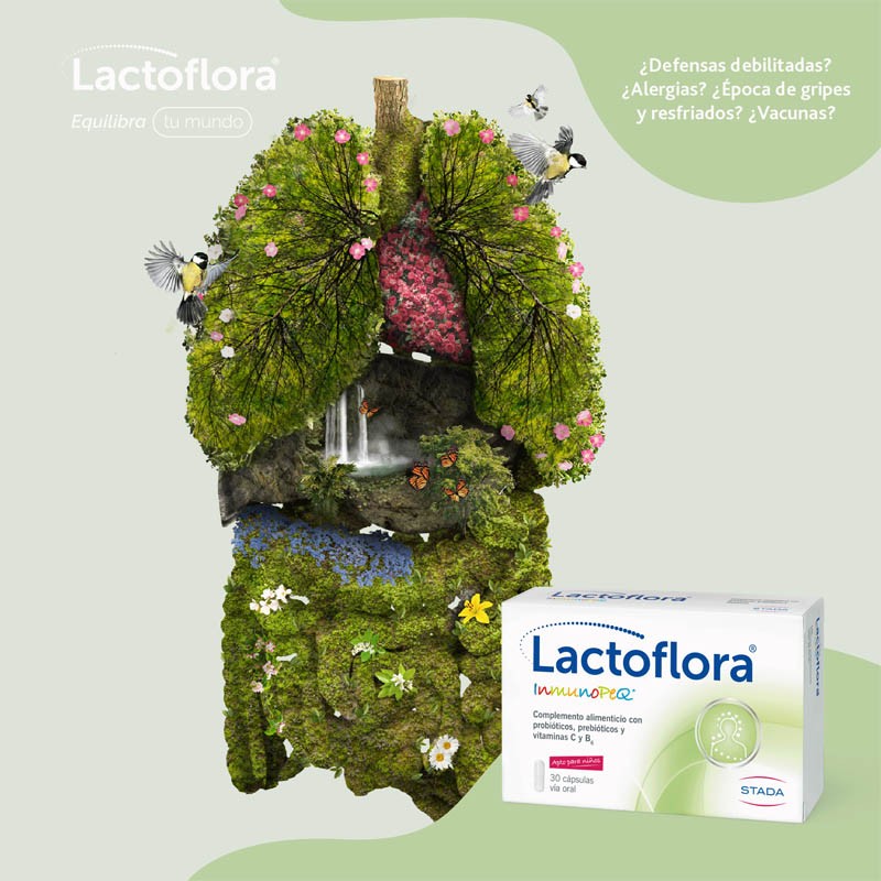 LACTOFLORA Probióticos InmunoPEQ 30 Cápsulas-5