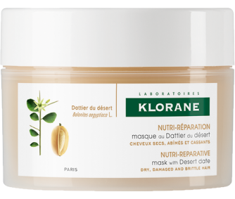 KLORANE Mascarilla Reparadora Manteca de Dátil - cabello seco. 150 Ml.-1