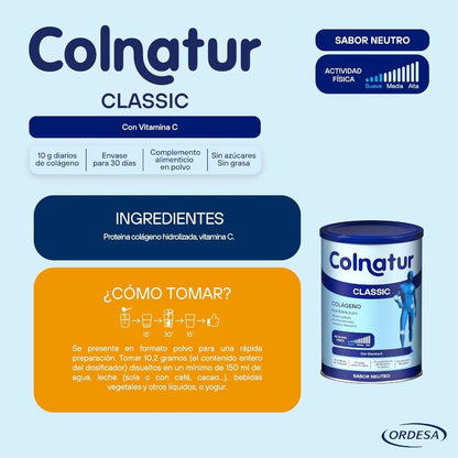 COLNATUR Colágeno Soluble Neutro Clásico 306g-5