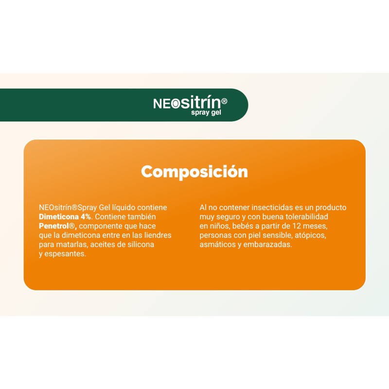 NEOSITRIN Spray Gel Líquido Antipiojos 60ml-9