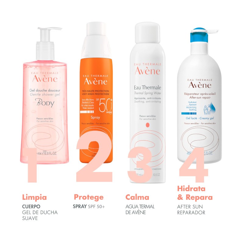 AVÈNE Protector Solar en Spray SPF50+ (200ml)-6