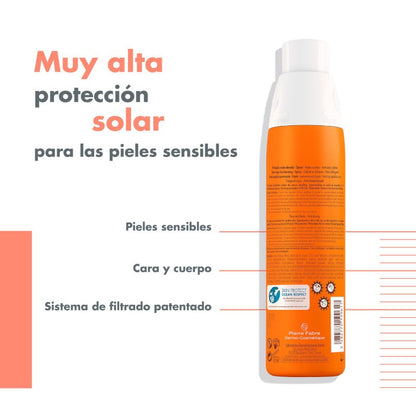 AVÈNE Protector Solar en Spray SPF50+ (200ml)-3