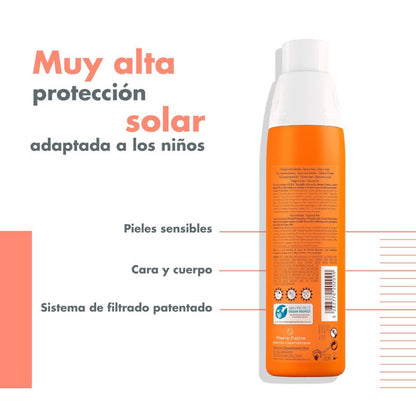 AVENE Spray Niños SPF 50+ 200ml-2