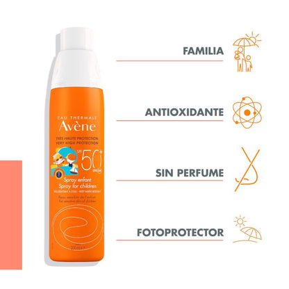 AVENE Spray Niños SPF 50+ 200ml-4