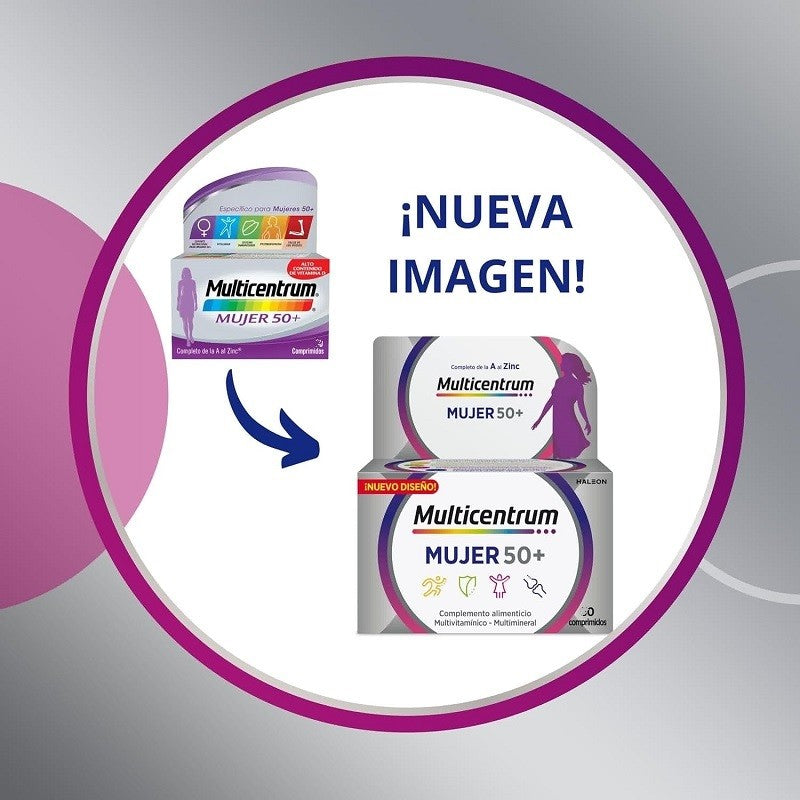 MULTICENTRUM Mujer 50+ (90 Comprimidos)-2