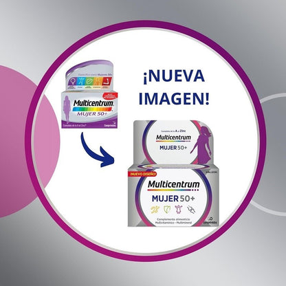 MULTICENTRUM Mujer 50+ (90 Comprimidos)-2