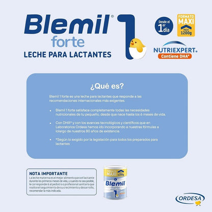 BLEMIL Plus 1 Forte Leche Lactantes 1200gr-7