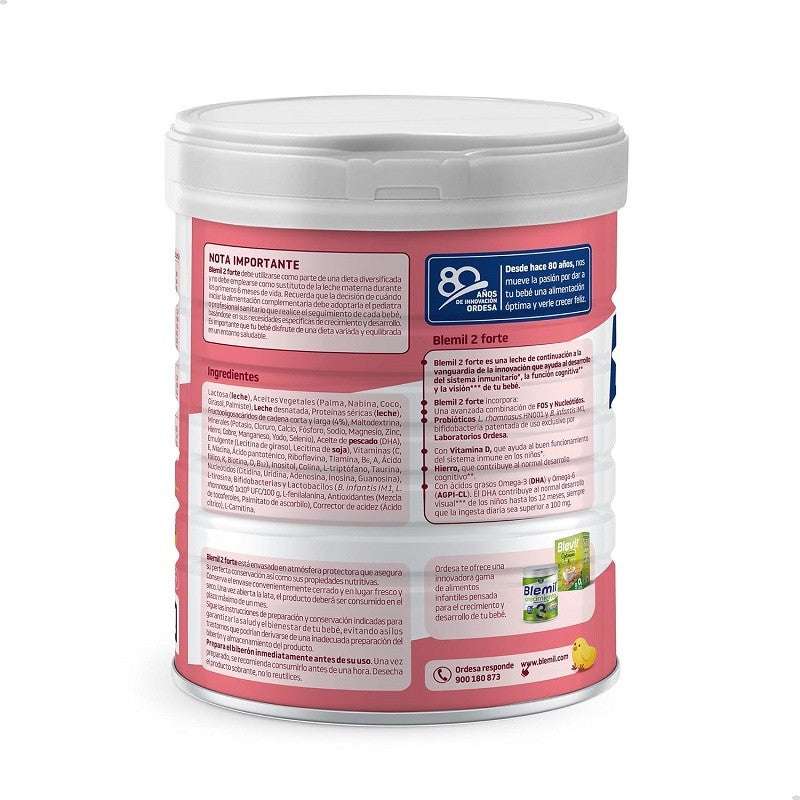 PACK BLEMIL Plus 2 Forte Leche de Continuación 3x800gr-4