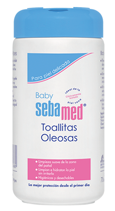 SEBAMED Baby Toallitas Oleosas 70 Unidades-1