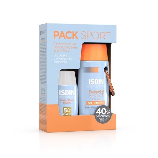 ISDIN Pack Fotoprotector SPF 50 Fusion Gel Sport + Fusion Water Magic-1