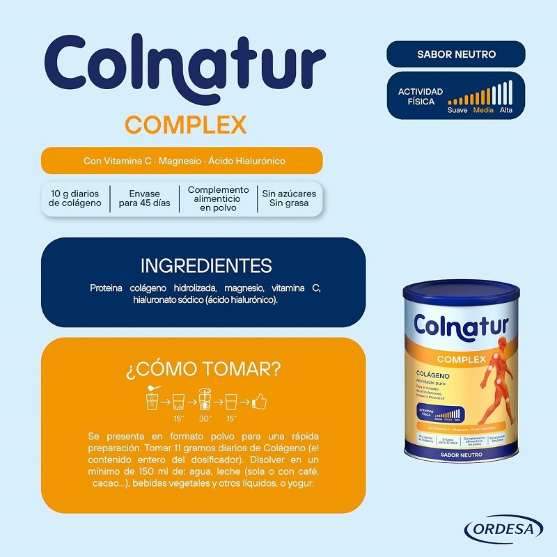 COLNATUR Complex Neutro Colágeno Soluble 330g-5