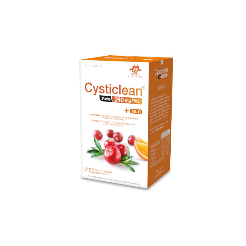 CYSTICLEAN Forte 240mg PAC 60 Cápsulas-1