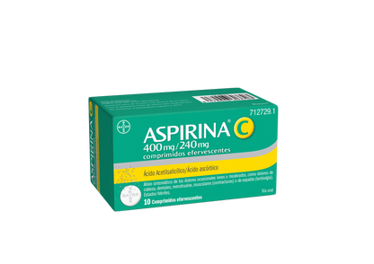 BAYER Aspirina C 10 comprimidos efervescentes.-1