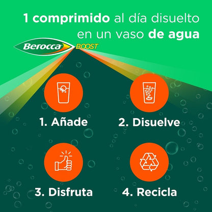 BEROCCA BOOST Guaraná 30 Comprimidos Efervescentes-6