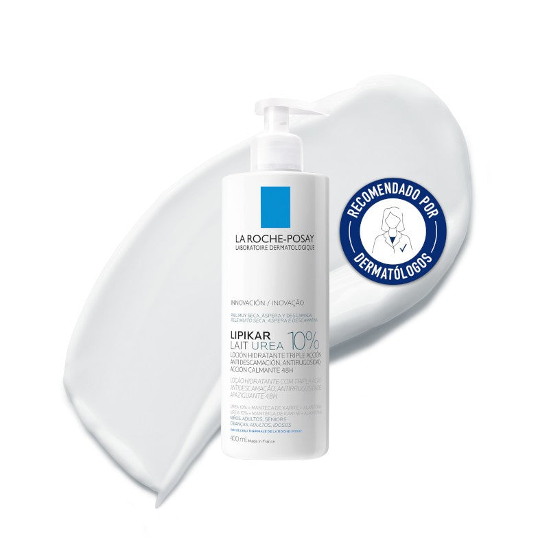 LIPIKAR Lait Urea 10% Leche Corporal 400ml - LA ROCHE POSAYLIPIKAR Lait Urea 10% Leche Corporal 400ml - LA ROCHE POSAY-1