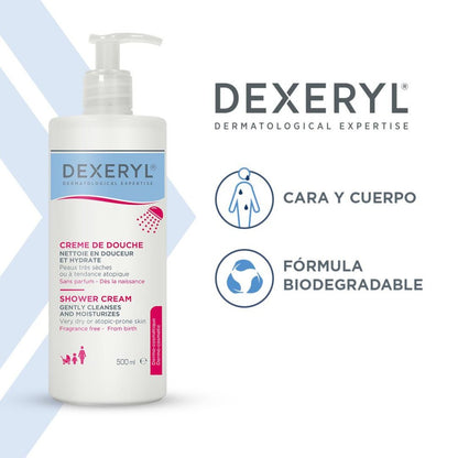 DEXERYL Crema de Ducha Limpiadora 500ml-3