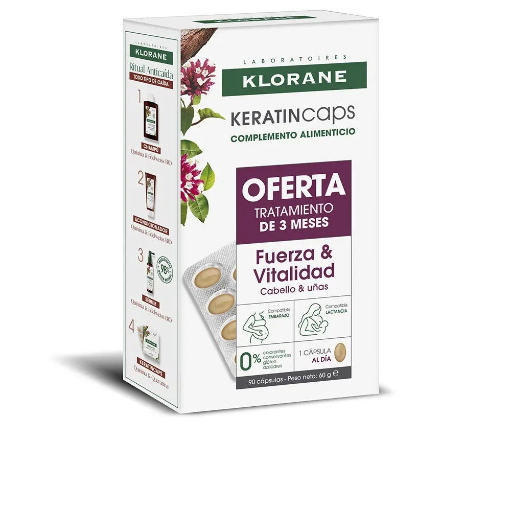 KLORANE KeratinCaps Trio Cabello y Uñas 3x30 caps-1