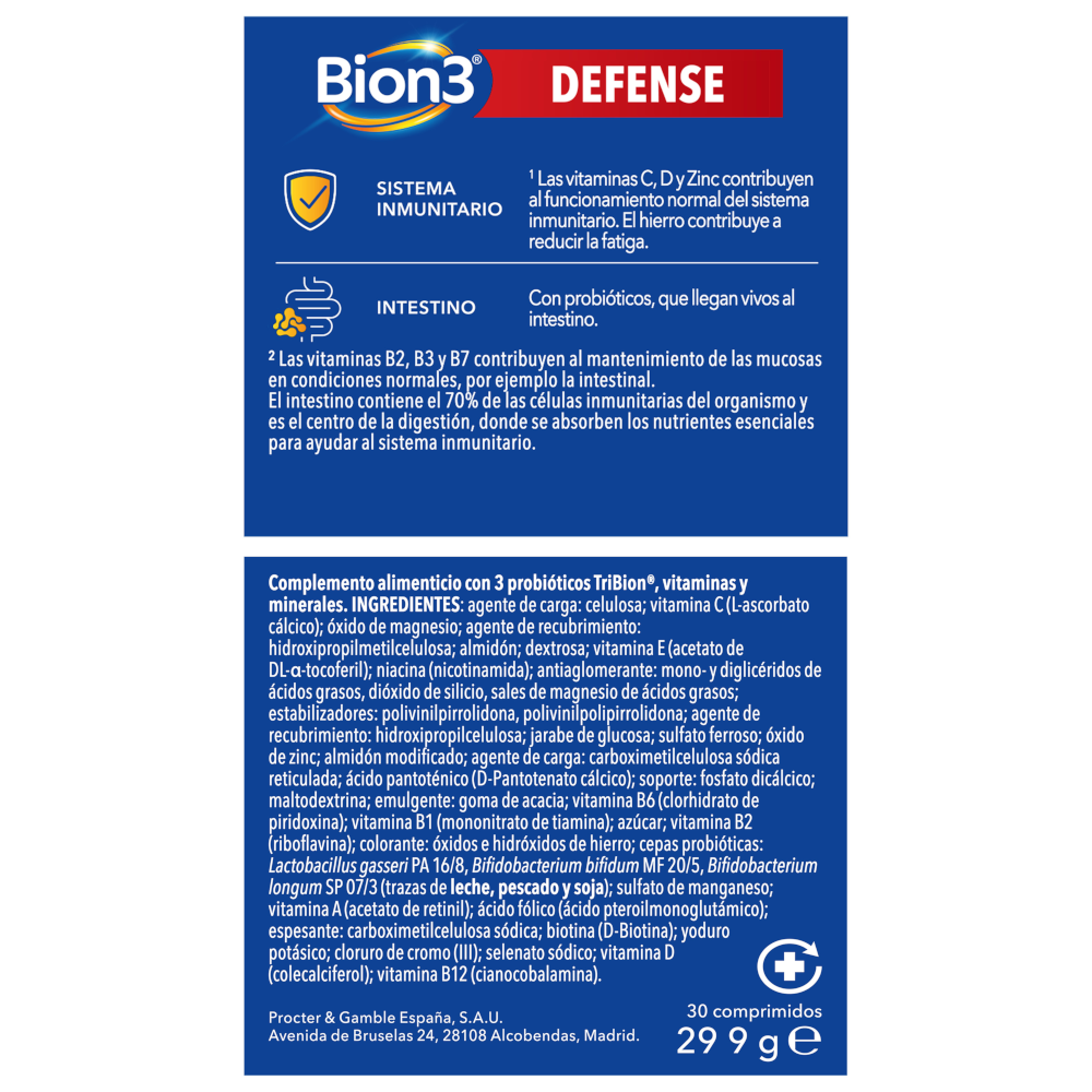 BION 3 Defense 30 Cápsulas-3