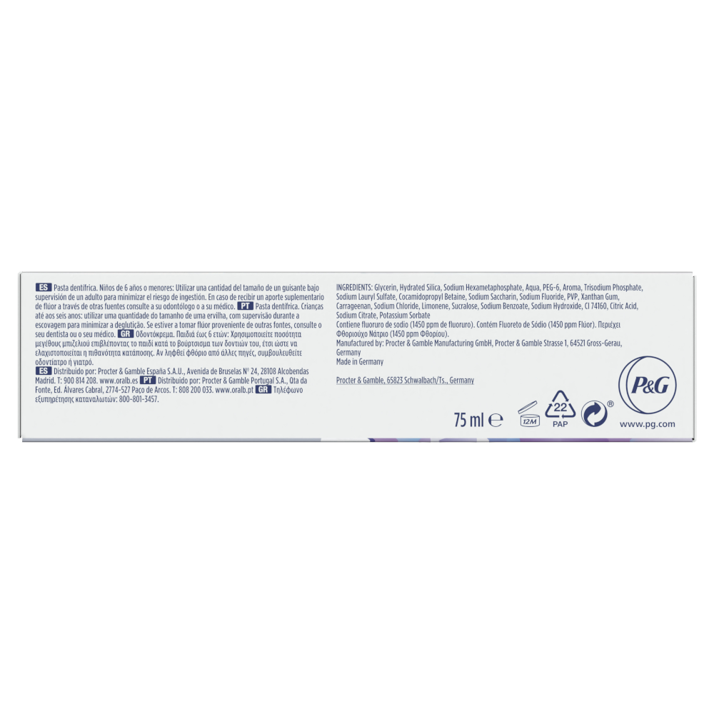 ORAL-B Pasta 3D White Luxe Perfection 75ml-6