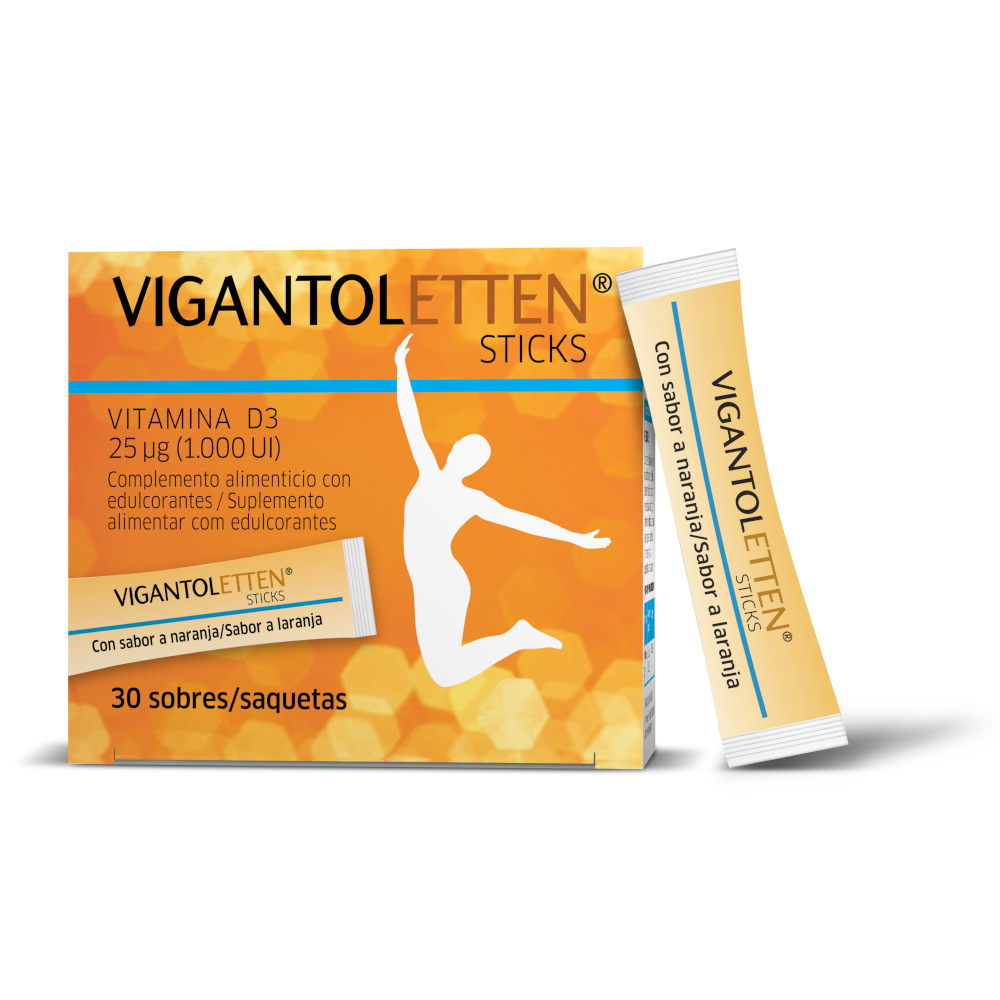 VIGANTOLETTEN Vitamina D3 Sticks 30 Unidades-2