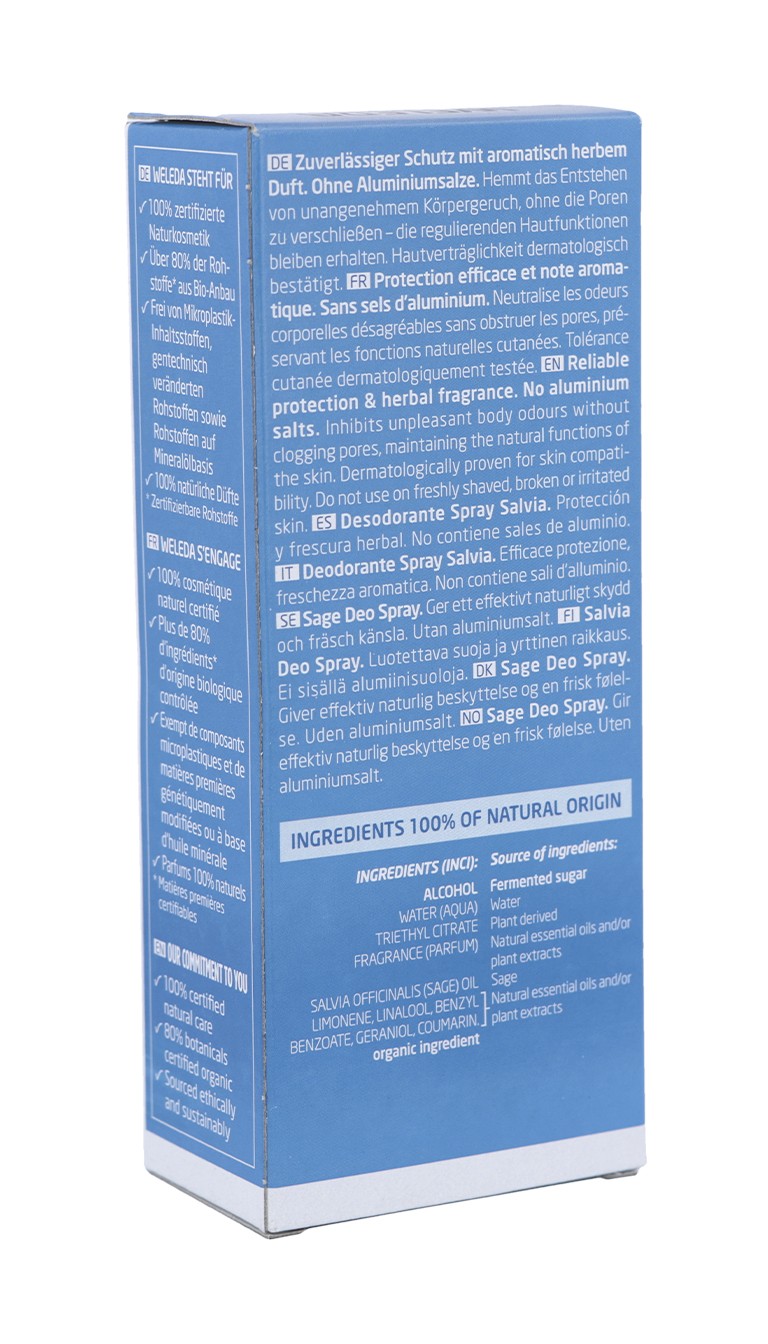 WELEDA Desodorante de Salvia Spray 100ml-2
