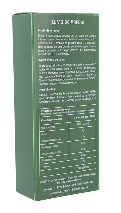 WELEDA Zumo de Abedul 250ml-3