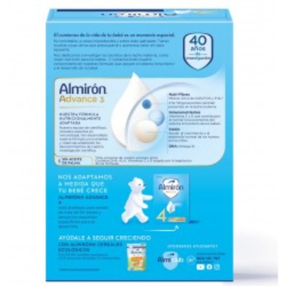 ALMIRÓN Advance 3 con Pronutra Leche de Crecimiento Pack 3x1200gr-2