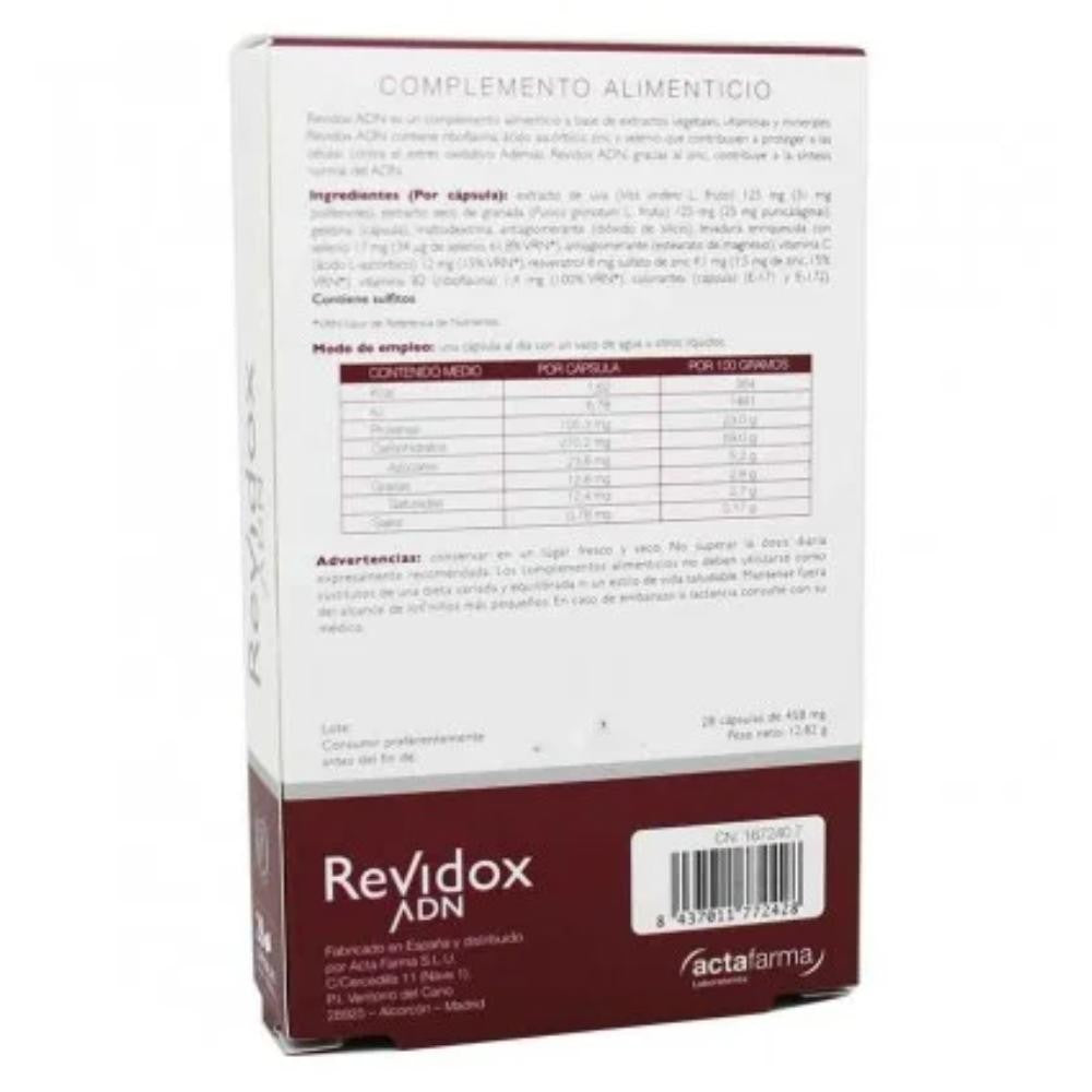 REVIDOX ADN 28 Cápsulas-2