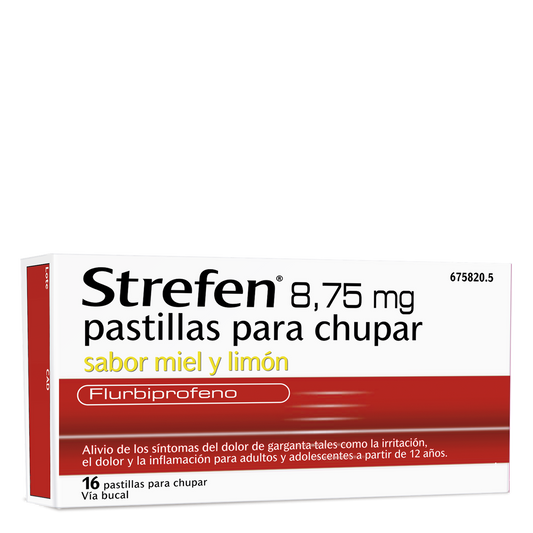 STREFEN Miel-Limón 8.75 MG 16 Pastillas-1