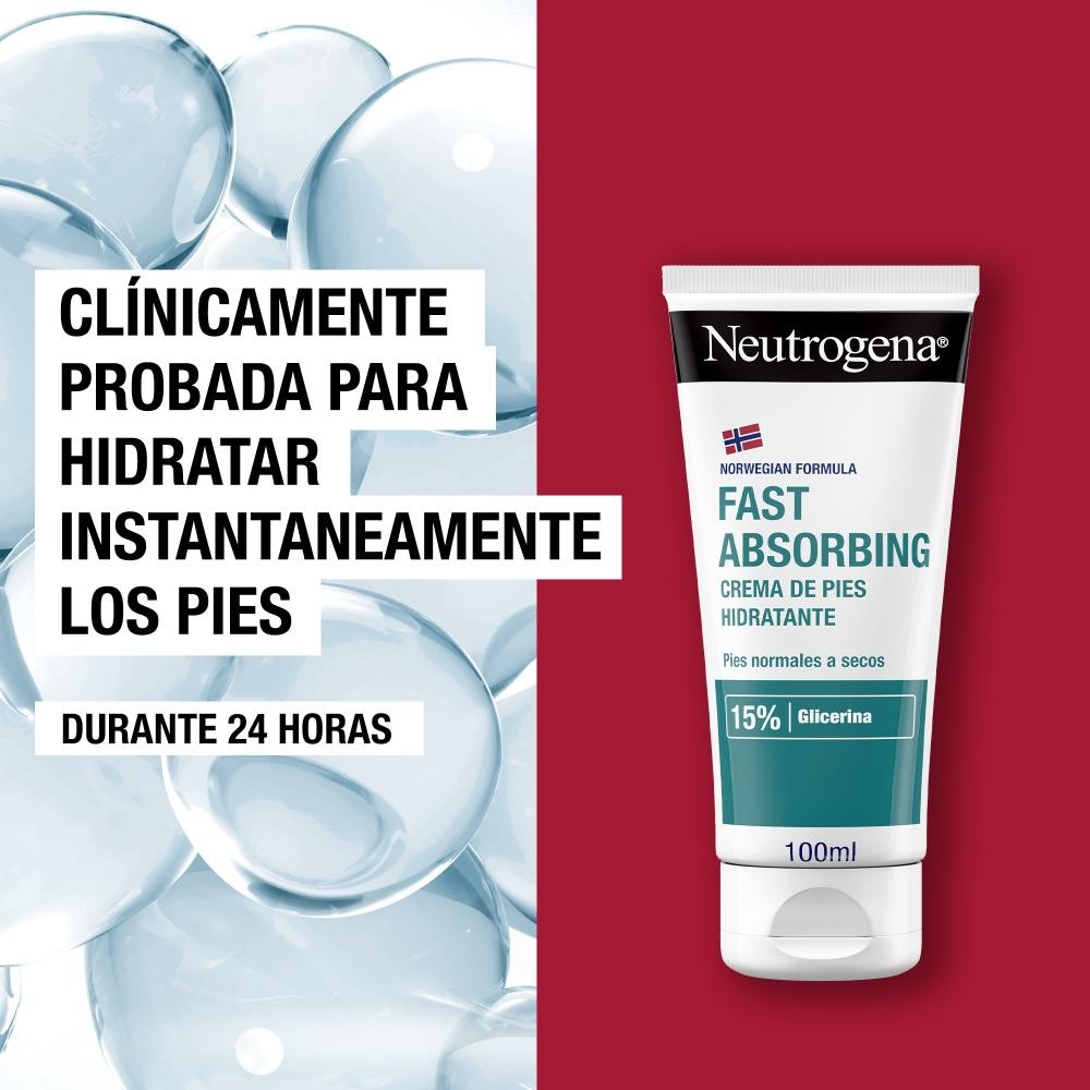NEUTROGENA Crema Pies Absorción Inmediata 100ml-6