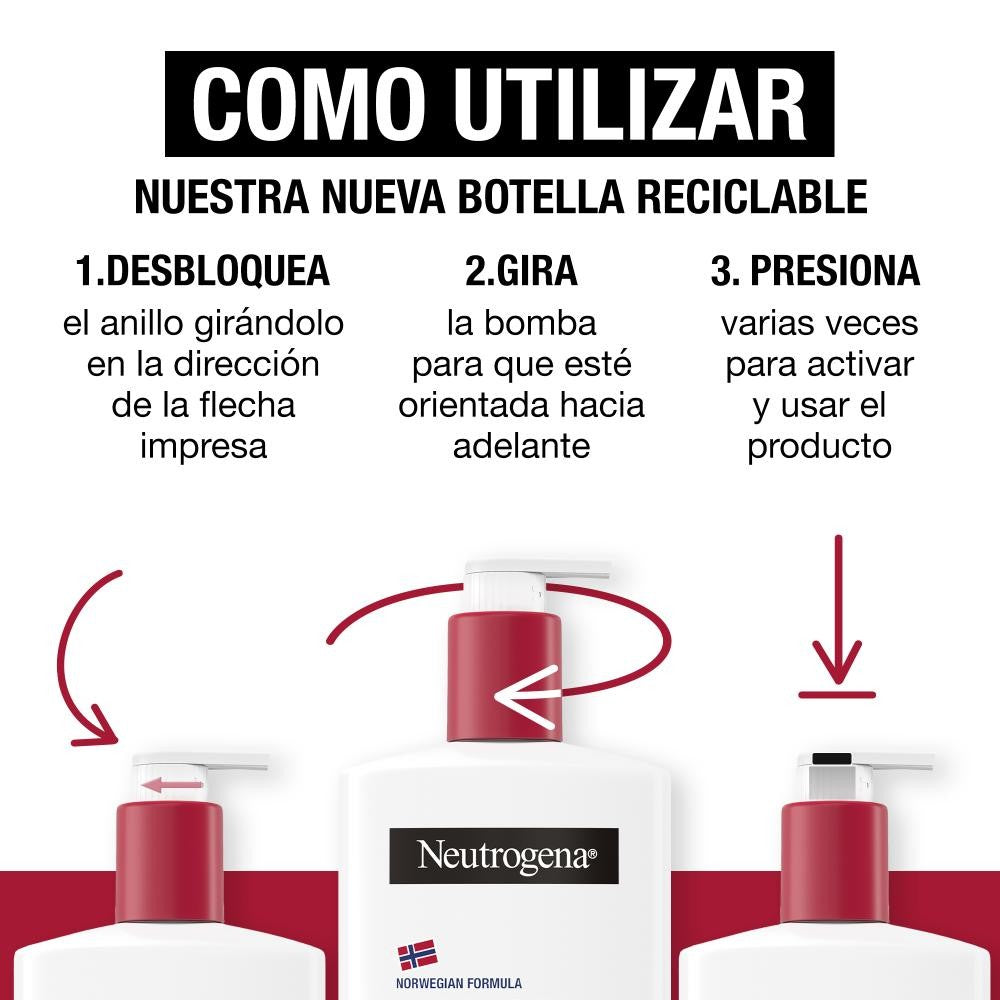 NEUTROGENA Loción Corporal Reparación Intensa Piel Muy Seca 750ml-6