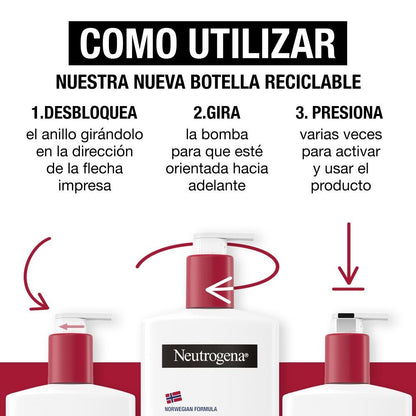 NEUTROGENA Loción Corporal Reparación Intensa Piel Muy Seca 750ml-6