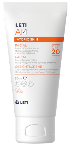 LETI AT4 Crema Facial Piel Atópica SPF 20 50ml-1