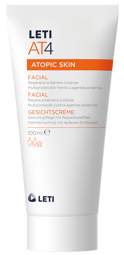 LETI AT4 Crema Facial Piel Atopica Cuidado Diario 50ml-1