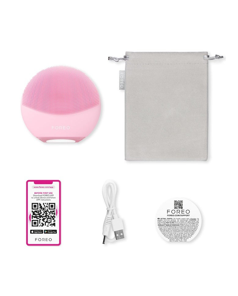 FOREO LUNA 4 Mini Dispositivo de Limpieza Facial Rosa Perla 1 ud-2