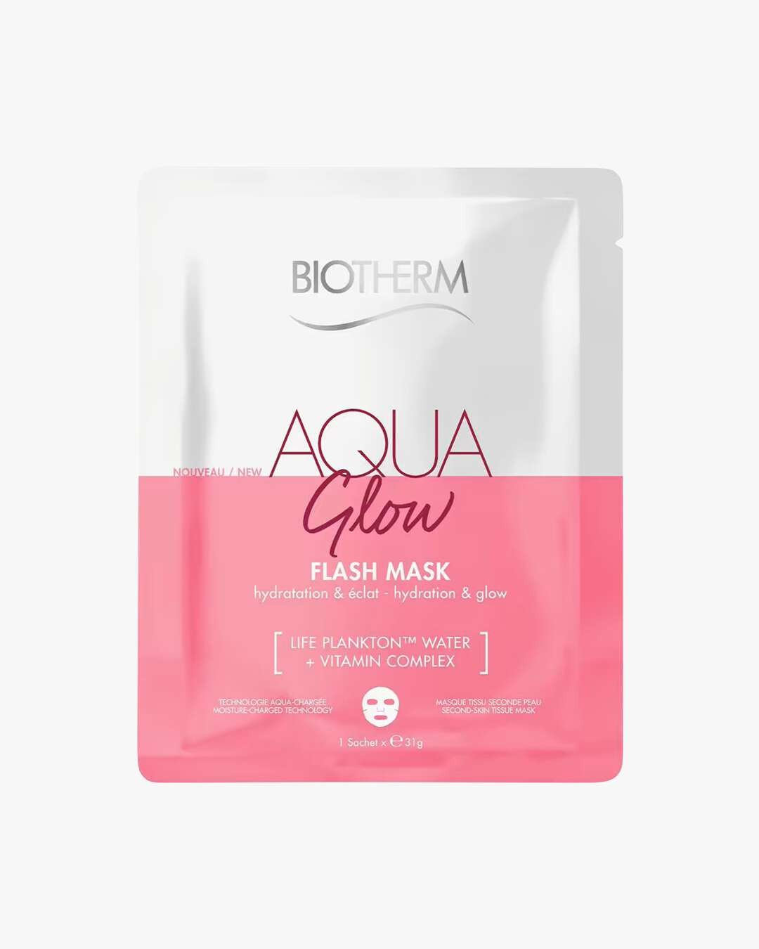 BIOTHERM Aqua Glow Flash Mask Mascarilla Facial 35g-2
