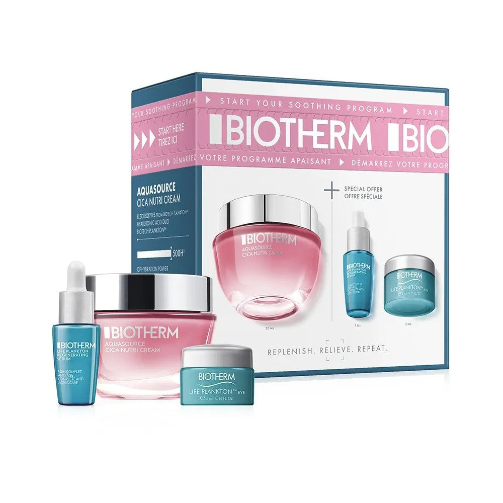 Biotherm AQUASOURCE CICA NUTRI Estuche 3 pz-1