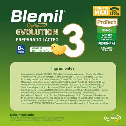 BLEMIL 3 Optimum Evolution Leche de Crecimiento Triplo 3x1200 gr-7