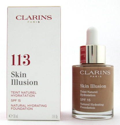 Clarins Skin Illusion Base de Maquillaje Líquida 30ml 113 Chestnut-6