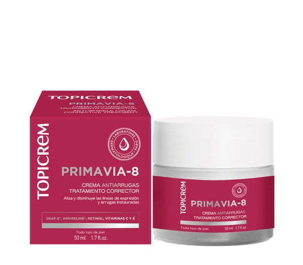 Topicrem Primavia-8 Crema decontracturante Antiarrugas 50ml-3