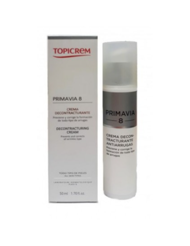 Topicrem Primavia-8 Crema decontracturante Antiarrugas 50ml-5