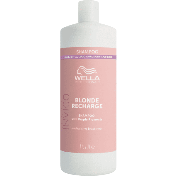 Wella Professionals Invigo Blonde Recharge Champú 1000ml-1