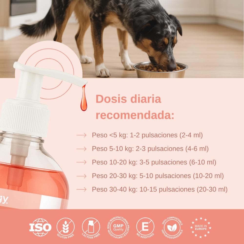 Vittalogy Aceite de Salmón para Perros y Gatos 500ml-4