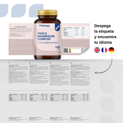 Vittalogy Triple Magnesium Complex 120 Cápsulas-7