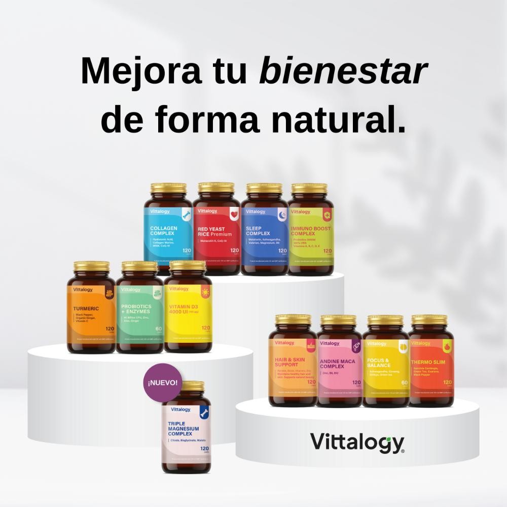 Vittalogy Triple Magnesium Complex 3x120 Cápsulas【PACK AHORRO】-8