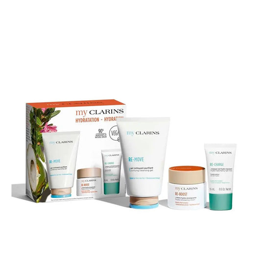 Clarins My Clarins Re-Boost Crema Refrescante Hidratante 50ml + Gel Limpiador 125ml + Mascarilla de Noche 15ml-1